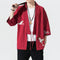 Cardigan Kimono Hombre Estilo Japonés Ligero para Playa y Vacaciones