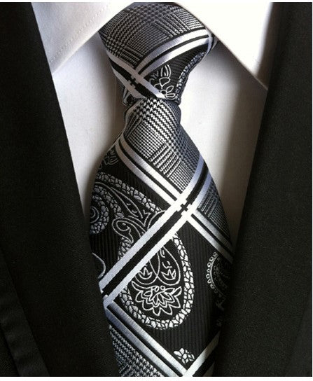 Corbata Ejecutiva para Hombre 8cm Estilo Británico Formal - Image 45