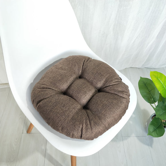 Cojín de Algodón y Lino Estilo Japonés - Cojín Futon Tatami Fresco
