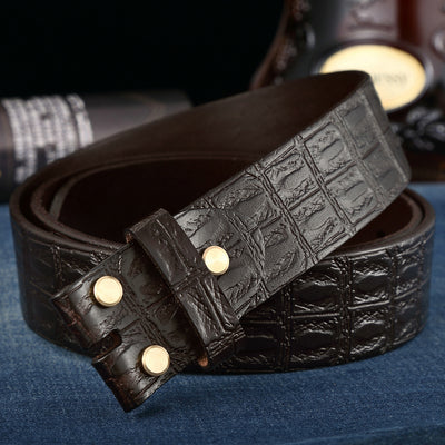 Cinturón de Cuero para Hombre sin Hebilla de Cabeza - Image 9