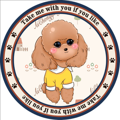 Tapete Redondo para Mascotas Diseño Infantil Antideslizante Uso Todo Clima - Image 22