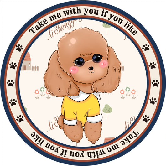Tapete Redondo para Mascotas Diseño Infantil Antideslizante Uso Todo Clima - Image 17