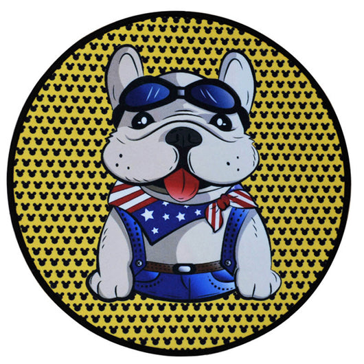 Tapete Redondo para Mascotas Diseño Infantil Antideslizante Uso Todo Clima - Image 3