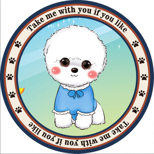 Tapete Redondo para Mascotas Diseño Infantil Antideslizante Uso Todo Clima - Image 10