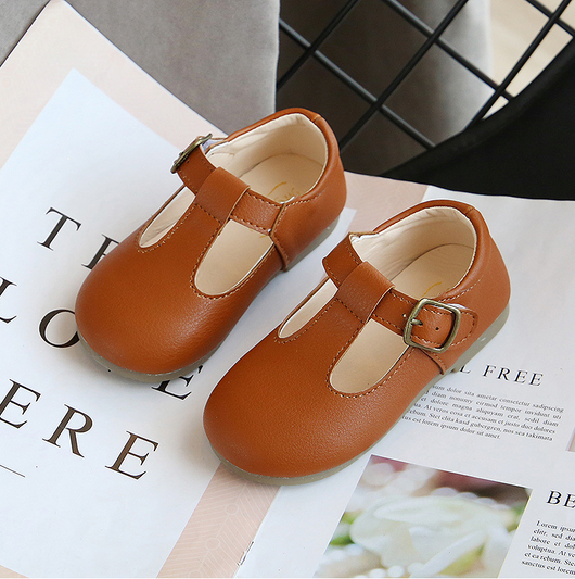 Zapatos Retro de Cuero para Niños - Calzado Suave y Cómodo para Bebés y Niñas - Image 10
