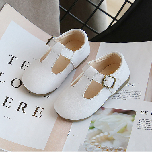 Zapatos Retro de Cuero para Niños - Calzado Suave y Cómodo para Bebés y Niñas - Image 4