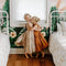 Vestido Princesa Niña Lino Plisado con Encaje - Colección Verano Europeo