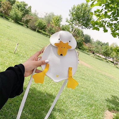 Bolsa Mensajera Duck Adorable en PU - Diseño Único y Funcional - Image 5
