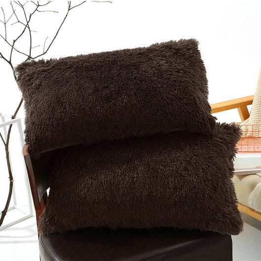 Funda de Almohada Térmica Esponjosa para Invierno - Image 22