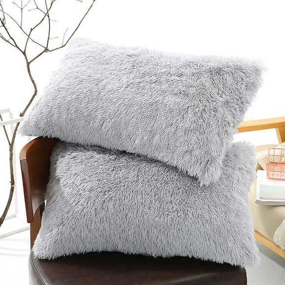 Funda de Almohada Térmica Esponjosa para Invierno