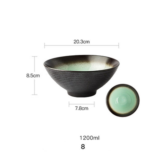 Tazón de Cerámica Estilo Europeo para Ramen y Fideos con Carne - Image 6