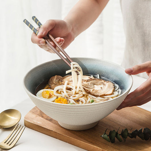 Tazón de Cerámica Estilo Europeo para Ramen y Fideos con Carne - Image 9