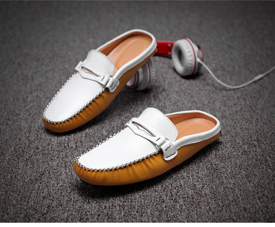 Pantuflas de Cuero para Hombre - Diseño Moderno con Soporte - Image 12