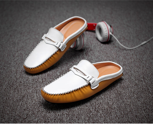 Pantuflas de Cuero para Hombre - Diseño Moderno con Soporte - Image 12