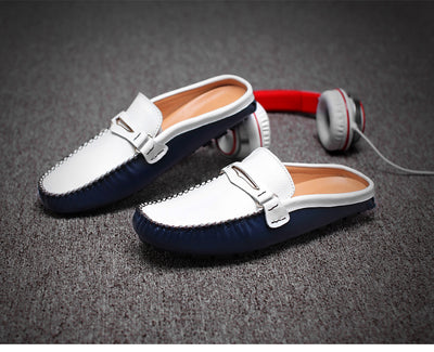 Pantuflas de Cuero para Hombre - Diseño Moderno con Soporte - Image 13