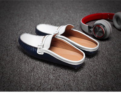 Pantuflas de Cuero para Hombre - Diseño Moderno con Soporte - Image 14