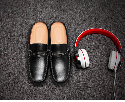 Pantuflas de Cuero para Hombre - Diseño Moderno con Soporte - Image 4
