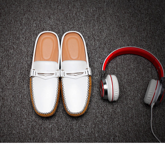 Pantuflas de Cuero para Hombre - Diseño Moderno con Soporte - Image 5