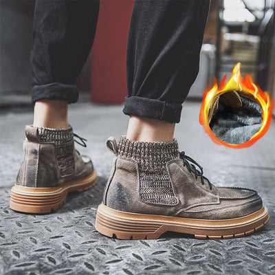 Botas Militares de Cuero para Hombre - Estilo Británico Clásico - Image 11