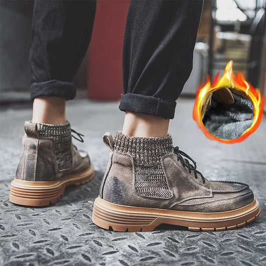 Botas Militares de Cuero para Hombre - Estilo Británico Clásico - Image 11