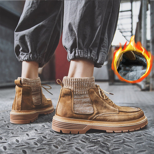 Botas Militares de Cuero para Hombre - Estilo Británico Clásico - Image 18
