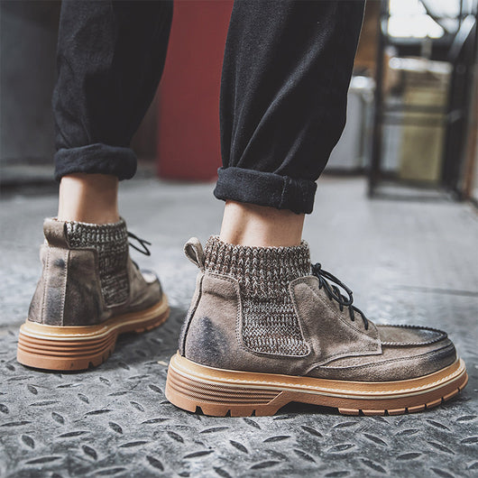 Botas Militares de Cuero para Hombre - Estilo Británico Clásico - Image 14
