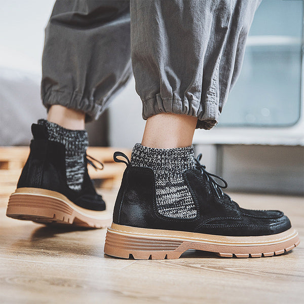 Botas Militares de Cuero para Hombre - Estilo Británico Clásico - Image 3