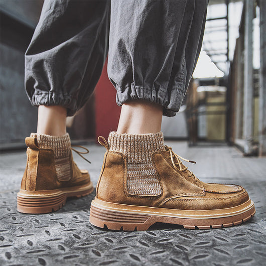 Botas Militares de Cuero para Hombre - Estilo Británico Clásico - Image 5