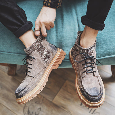 Botas Militares de Cuero para Hombre - Estilo Británico Clásico - Image 6