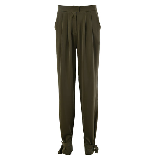 Pantalones Talle Alto con Cordones de Encaje para Mujer - Image 6