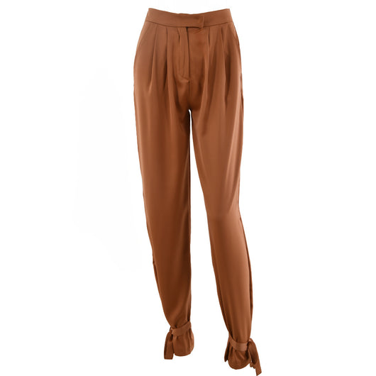 Pantalones Talle Alto con Cordones de Encaje para Mujer - Image 7