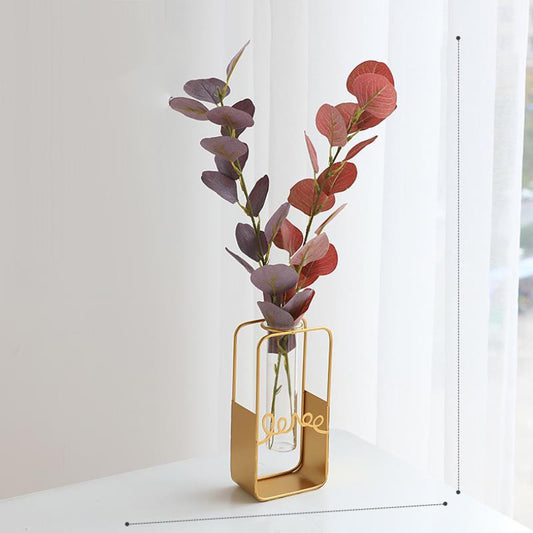Florero Pequeño con Flores Secas para Decoración de Sala - Image 2