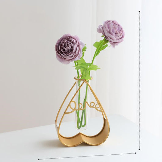 Florero Pequeño con Flores Secas para Decoración de Sala - Image 4