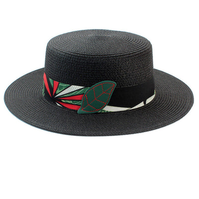 Sombrero Bohemio de Paja Plana - Estilo Coreano - Image 2