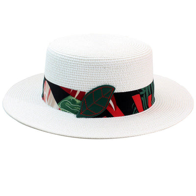Sombrero Bohemio de Paja Plana - Estilo Coreano - Image 3