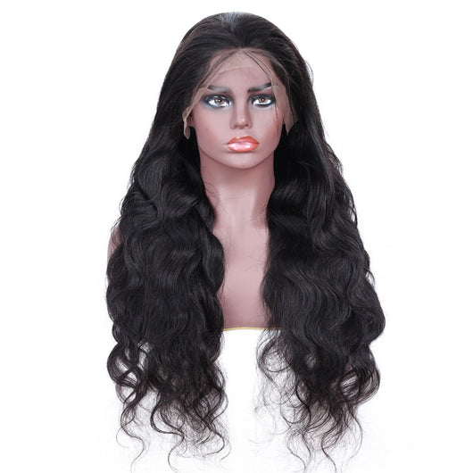Peluca de Cabello Humano con Encaje Frontal 13x4 Ondas Corporales