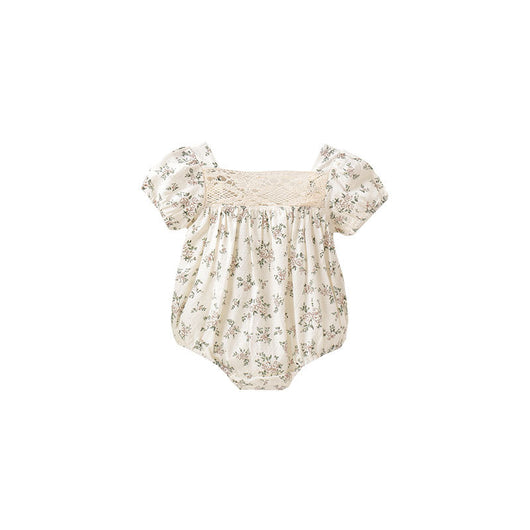 Blusa Infantil Floral de Manga Corta para Bebé - Image 3