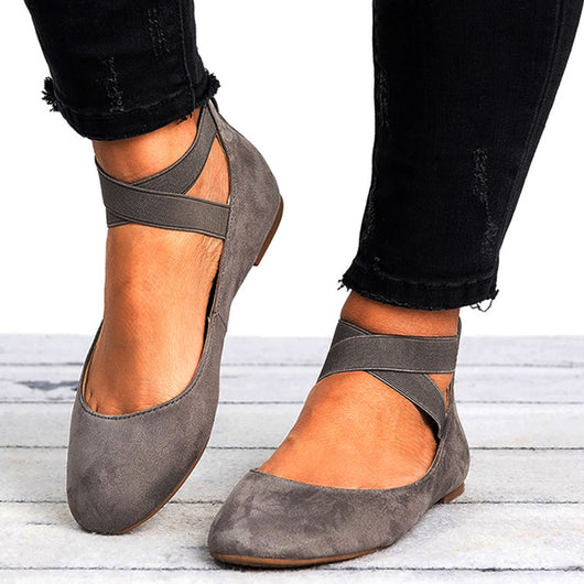 Zapatos Planos Casuales con Estampado de Leopardo y Correa Elástica para Mujer - Image 16