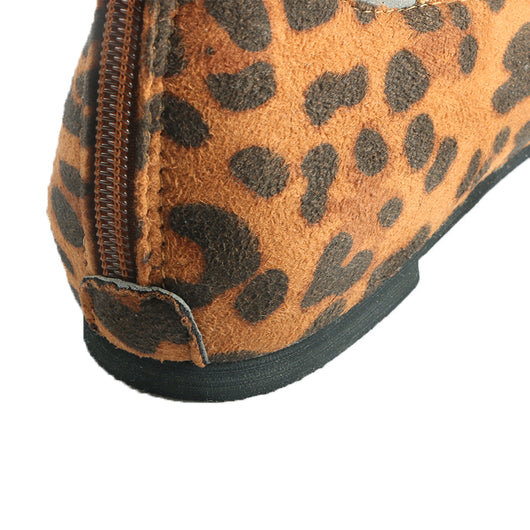 Zapatos Planos Casuales con Estampado de Leopardo y Correa Elástica para Mujer - Image 7