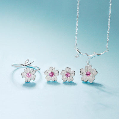 Set de 4 Pulseras Sakura para Mujer - Diseño Minimalista y Fresco - Image 9