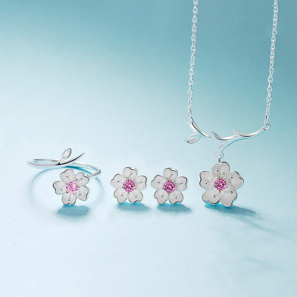 Set de 4 Pulseras Sakura para Mujer - Diseño Minimalista y Fresco