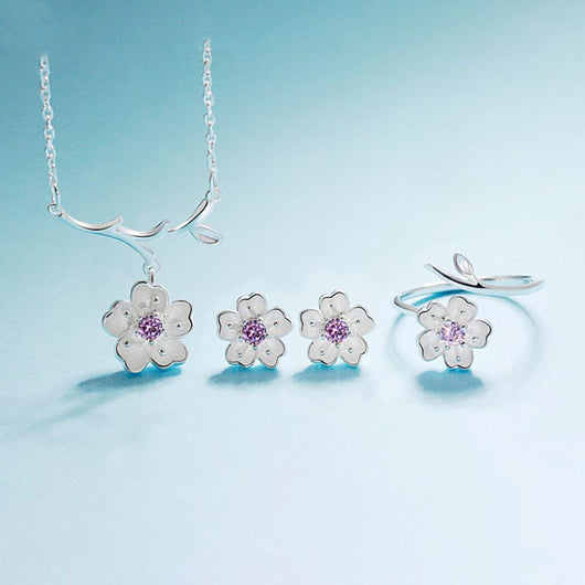 Set de 4 Pulseras Sakura para Mujer - Diseño Minimalista y Fresco - Image 4