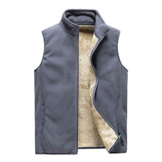 Chaleco Térmico Grueso para Hombre - Abrigo sin Mangas de Lana Polar - Image 12