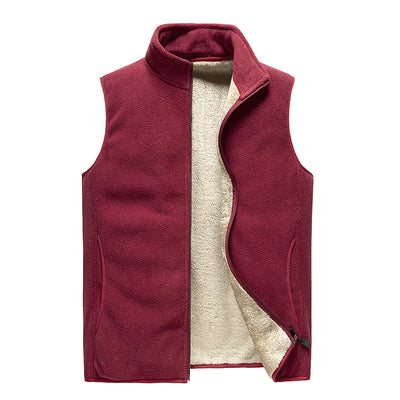 Chaleco Térmico Grueso para Hombre - Abrigo sin Mangas de Lana Polar - Image 7