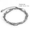 Men's and Women's Hip-Hop Simple and Versatile Double-Layer Chain Stainless Steel Non-Fading Bracelet A