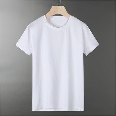 Blusa Blanca Cuello Redondo Manga Corta Talla Grande Holgada - Image 11