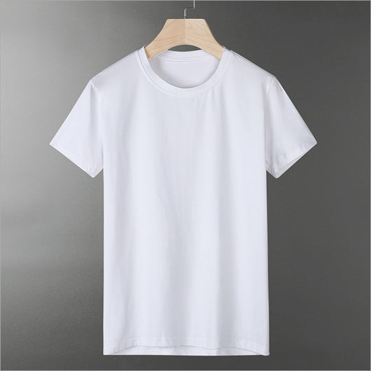 Blusa Blanca Cuello Redondo Manga Corta Talla Grande Holgada - Image 11