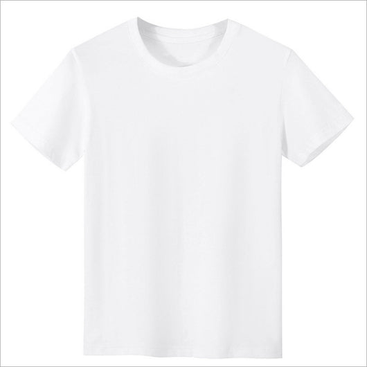 Blusa Blanca Cuello Redondo Manga Corta Talla Grande Holgada - Image 3