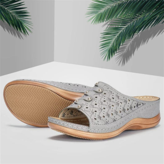 Pantuflas y Sandalias Mujer Suela Gruesa Talla Grande Cómodas - Image 11