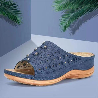 Pantuflas y Sandalias Mujer Suela Gruesa Talla Grande Cómodas - Image 14